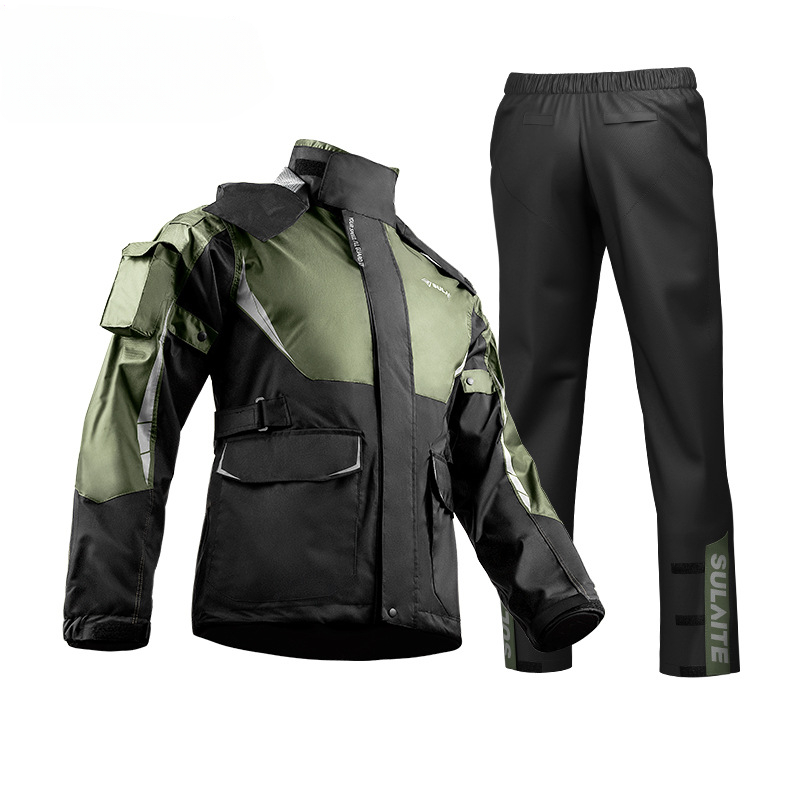 Motorcycle Gear Mens - Chubasquero impermeable para motociclista, conjunto de