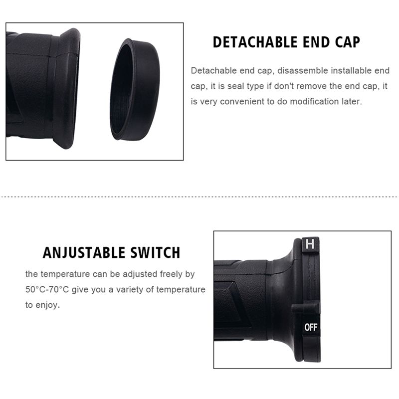 Empuñaduras Calefactables de V - Handlebar Grip Heated reseña y precio